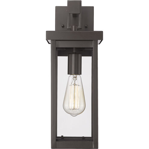 Barkeley 1 Light 16 inch Powder Coated Bronze Outdoor Wall Sconce